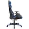 Global Industrial High Back Gaming Chair, Bonded Leather, Black/Cobalt Blue 695853BL - alternate 4